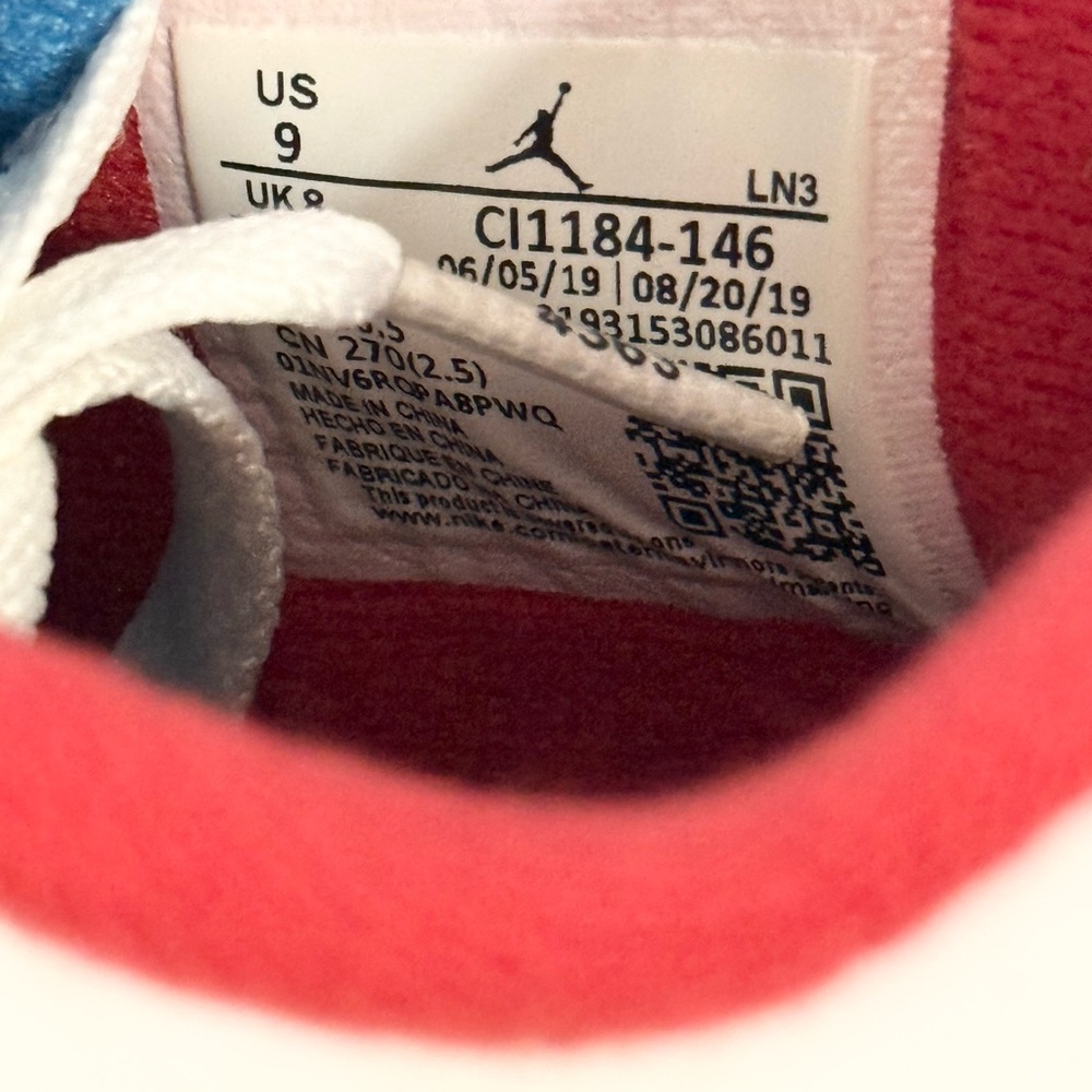 AUTHENTIC Jordan 4 Retro SE “What The” size 9 CI1184-146 2019 PRE-OWNED - Picture 9 of 9